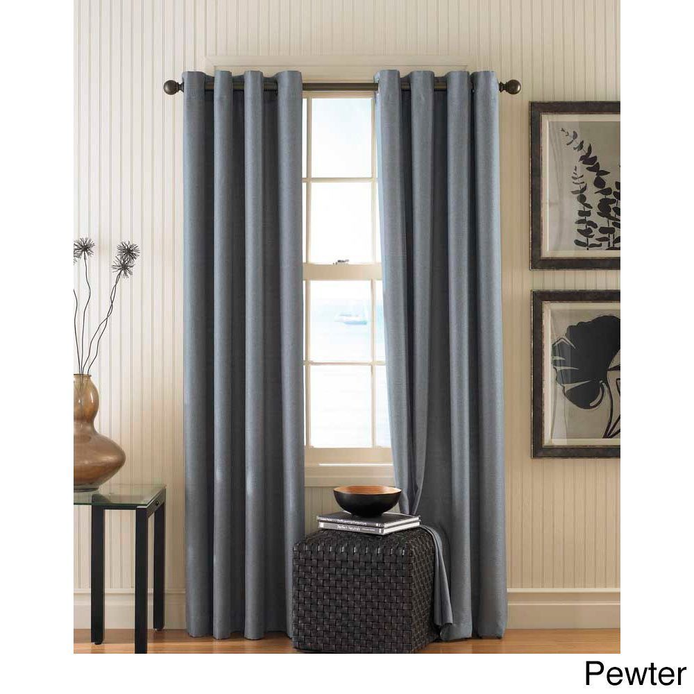 Monterey Textured Lined Grommet Curtain Panel (pewter – 108 Inside Lined Grommet Curtain Panels (View 6 of 20)