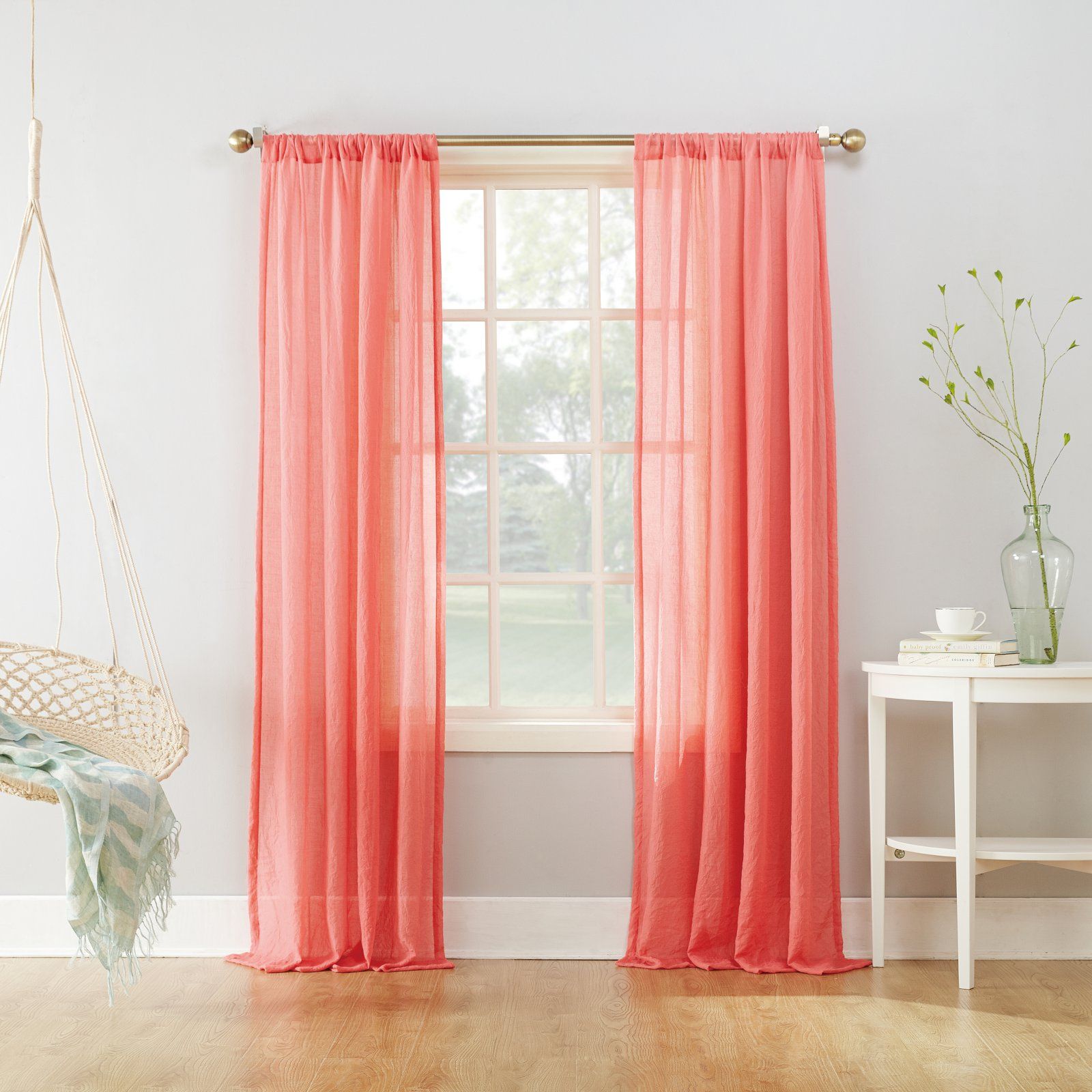 No. 918 Ladonna Rod Pocket Curtain Panel Marine In 2019 Regarding Ladonna Rod Pocket Solid Semi Sheer Window Curtain Panels (Photo 8 of 20)