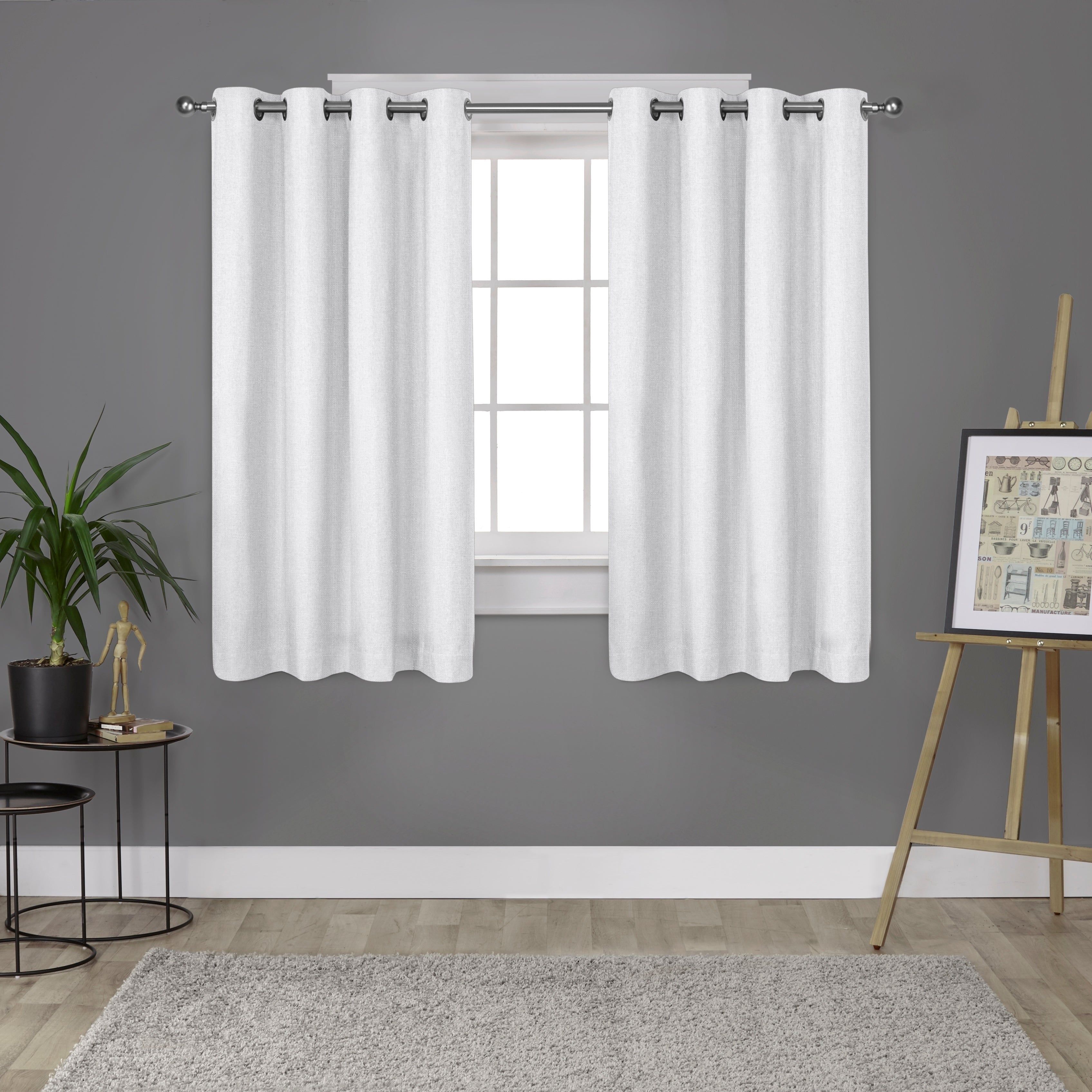 Porch & Den Sugar Creek Grommet Top Loha Linen Window Curtain Panel Pair In  Winter White (52x63)(as Is Item) | Overstock Shopping – The Best Deals Throughout Sugar Creek Grommet Top Loha Linen Window Curtain Panel Pairs (Photo 13 of 30)