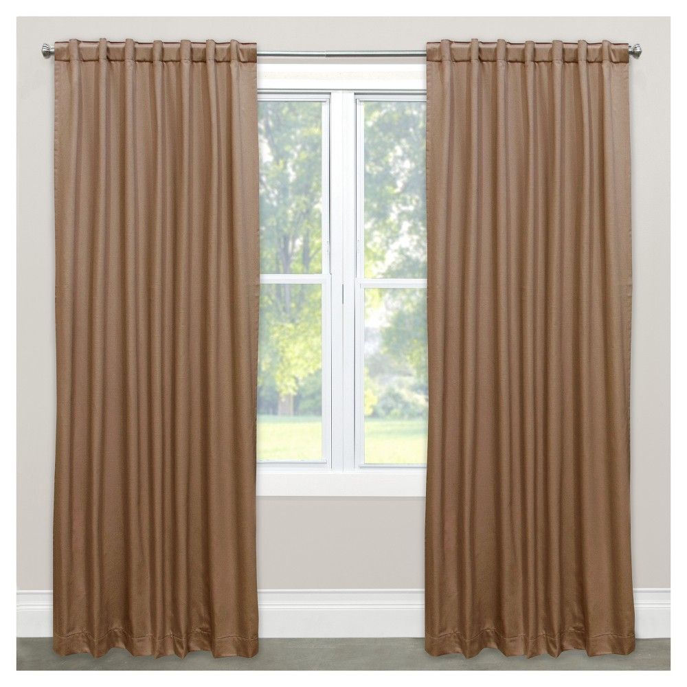 Shantung Blackout Curtain Panel Beige (50"x84") – Skyline Intended For The Gray Barn Kind Koala Curtain Panel Pairs (Photo 27 of 30)
