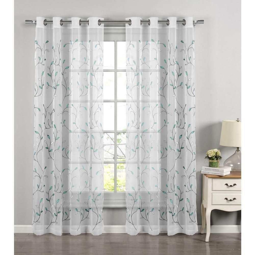Sheer Curtain Panels – 63.141. (View 17 of 20)