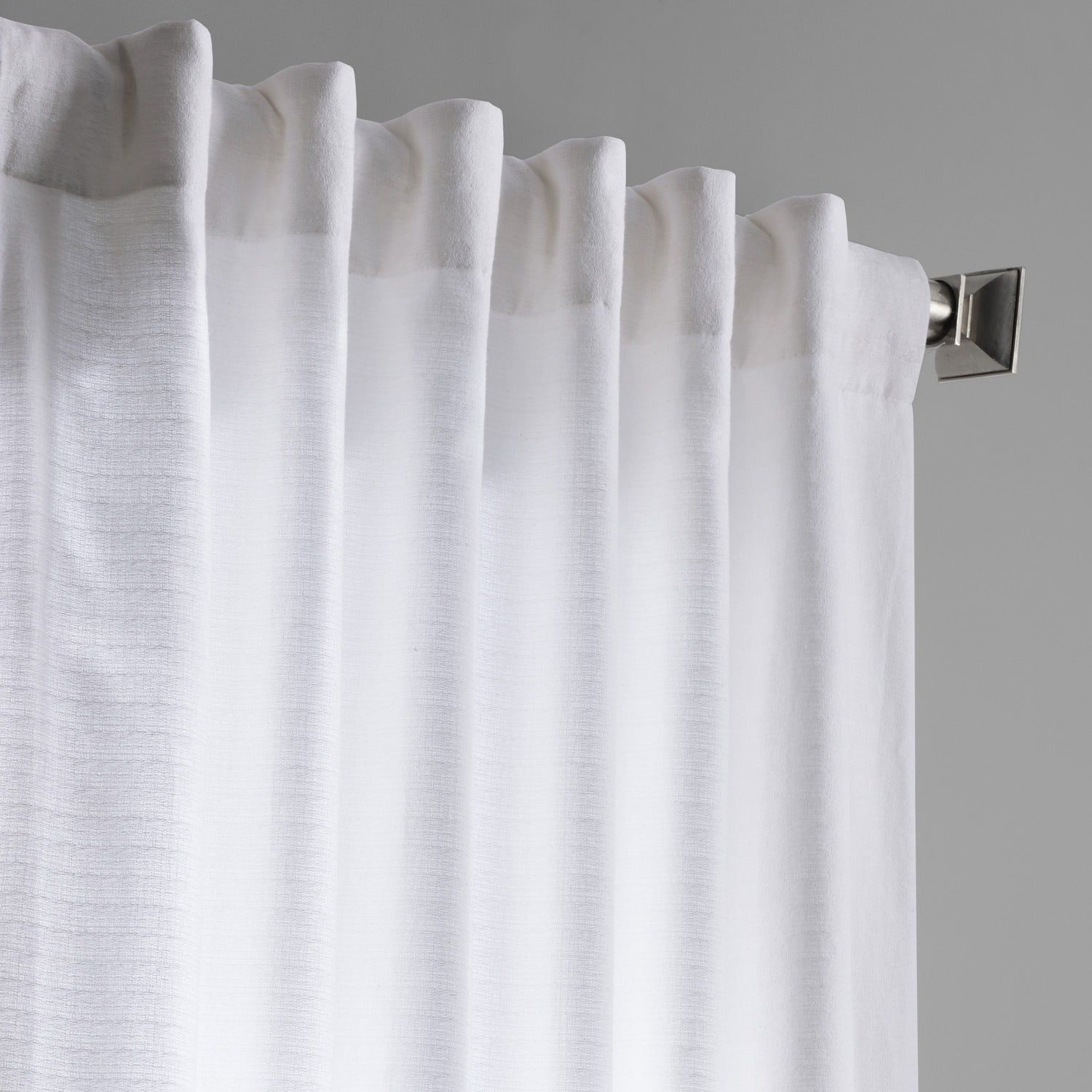 Shop Exclusive Fabrics Bark Weave Solid Cotton Curtain – On In Bark Weave Solid Cotton Curtains (View 20 of 20)