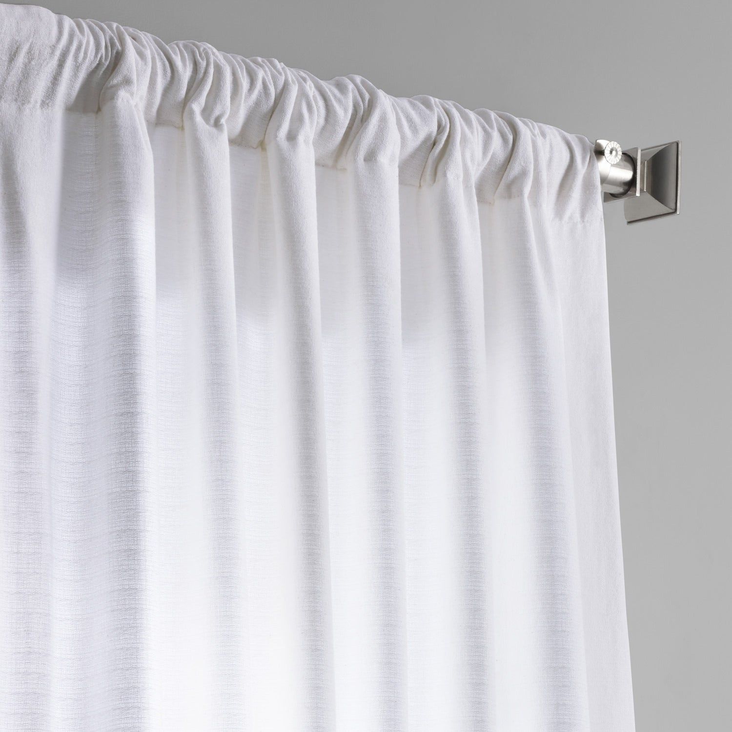 Shop Exclusive Fabrics Bark Weave Solid Cotton Curtain – On Regarding Bark Weave Solid Cotton Curtains (Photo 16 of 20)