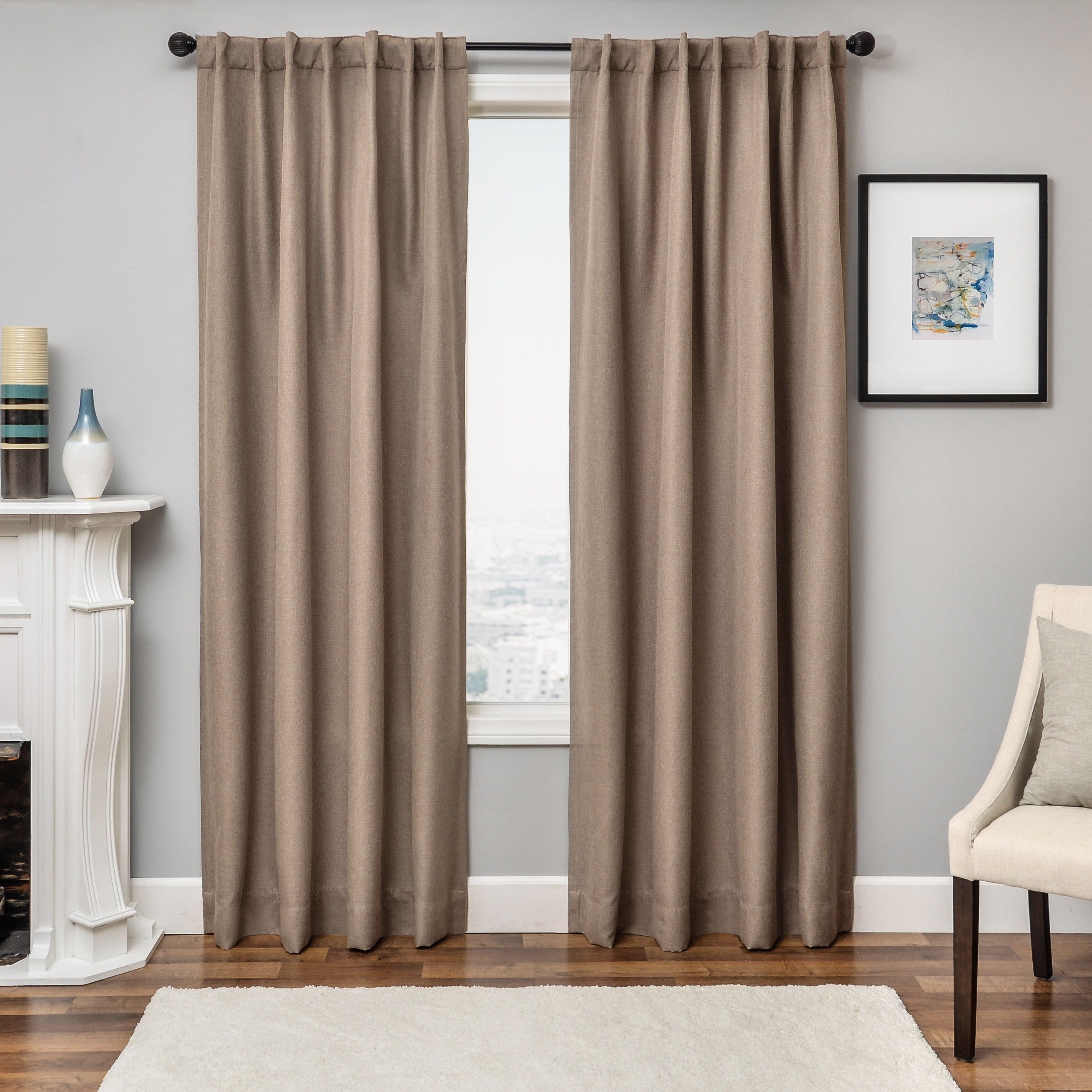 The 20 Best Collection of Faux Linen Blackout Curtains