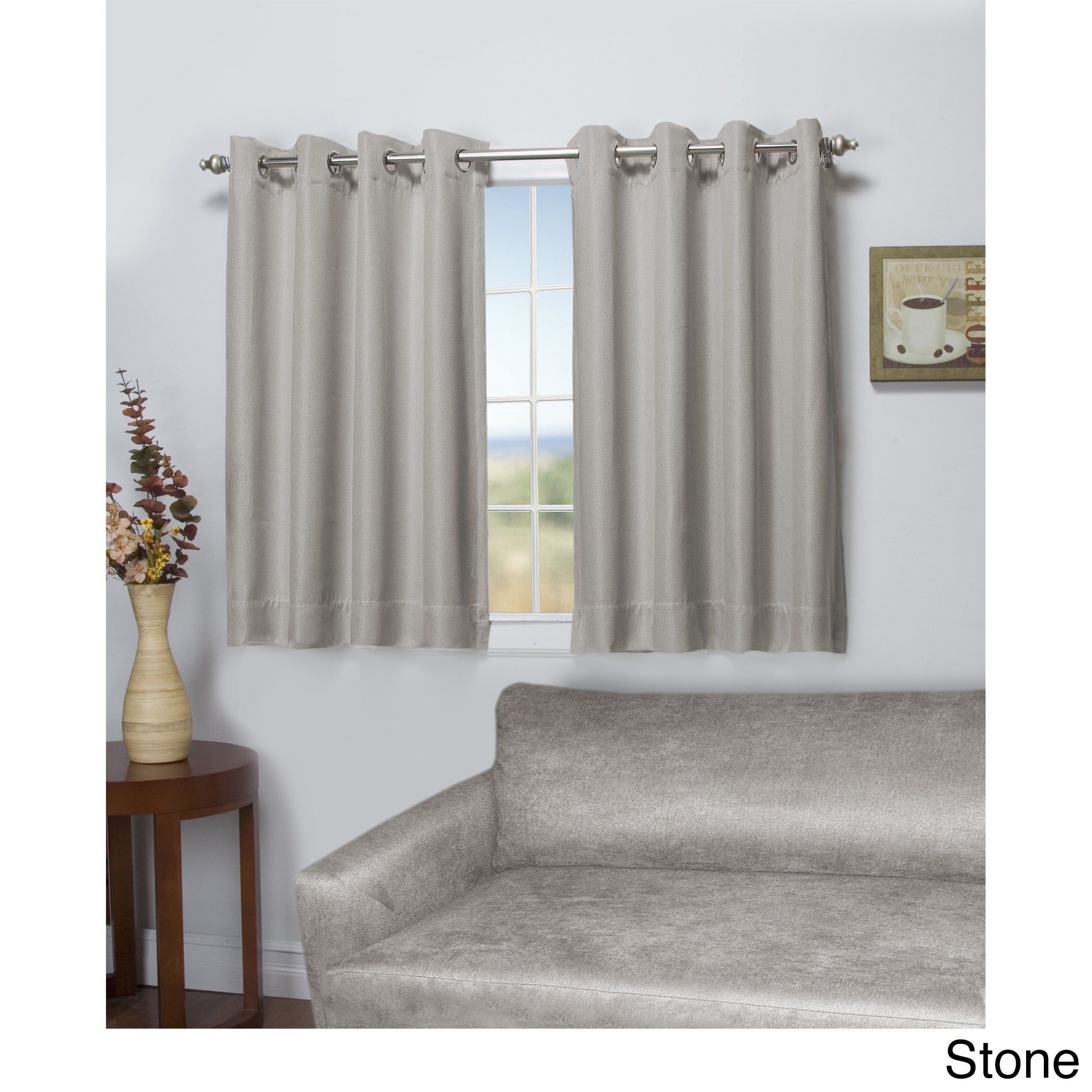 Tacoma Double Blackout Grommet Curtain Panel – Short Length For Tacoma Double Blackout Grommet Curtain Panels (View 1 of 30)