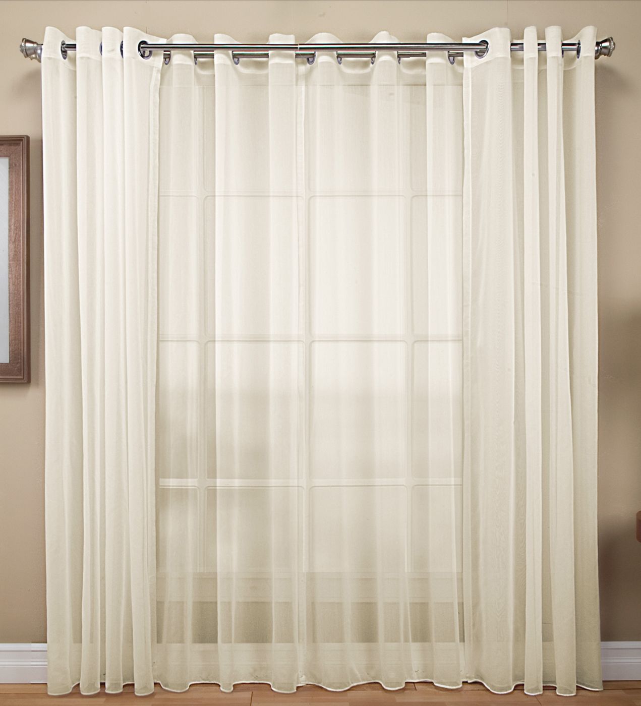 Tergaline Two Way Rod Pocket Semi Sheer Panel | Livingroom Pertaining To Arm And Hammer Curtains Fresh Odor Neutralizing Single Curtain Panels (View 15 of 20)