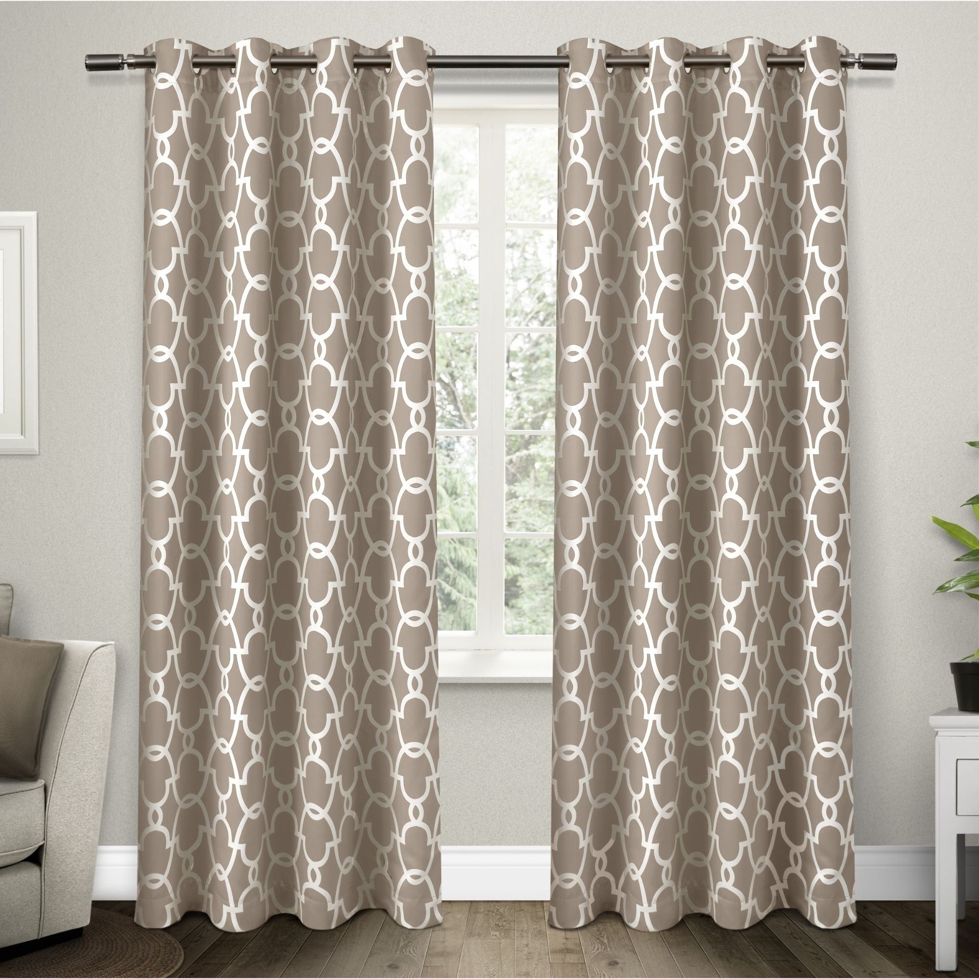 The Curated Nomad Vicksburg Thermal Woven Blackout Grommet Top Curtain  Panel Pair Inside The Curated Nomad Duane Jacquard Grommet Top Curtain Panel Pairs (View 28 of 30)