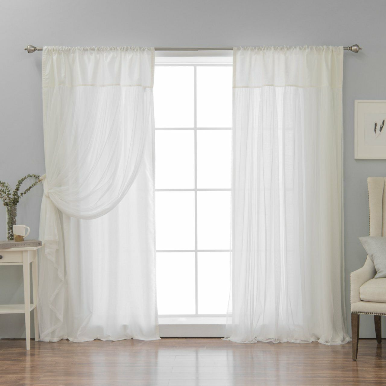 Thermal Sheer Curtains – Overthedoororganizer.ml For Primebeau Geometric Pattern Blackout Curtain Pairs (Photo 19 of 20)