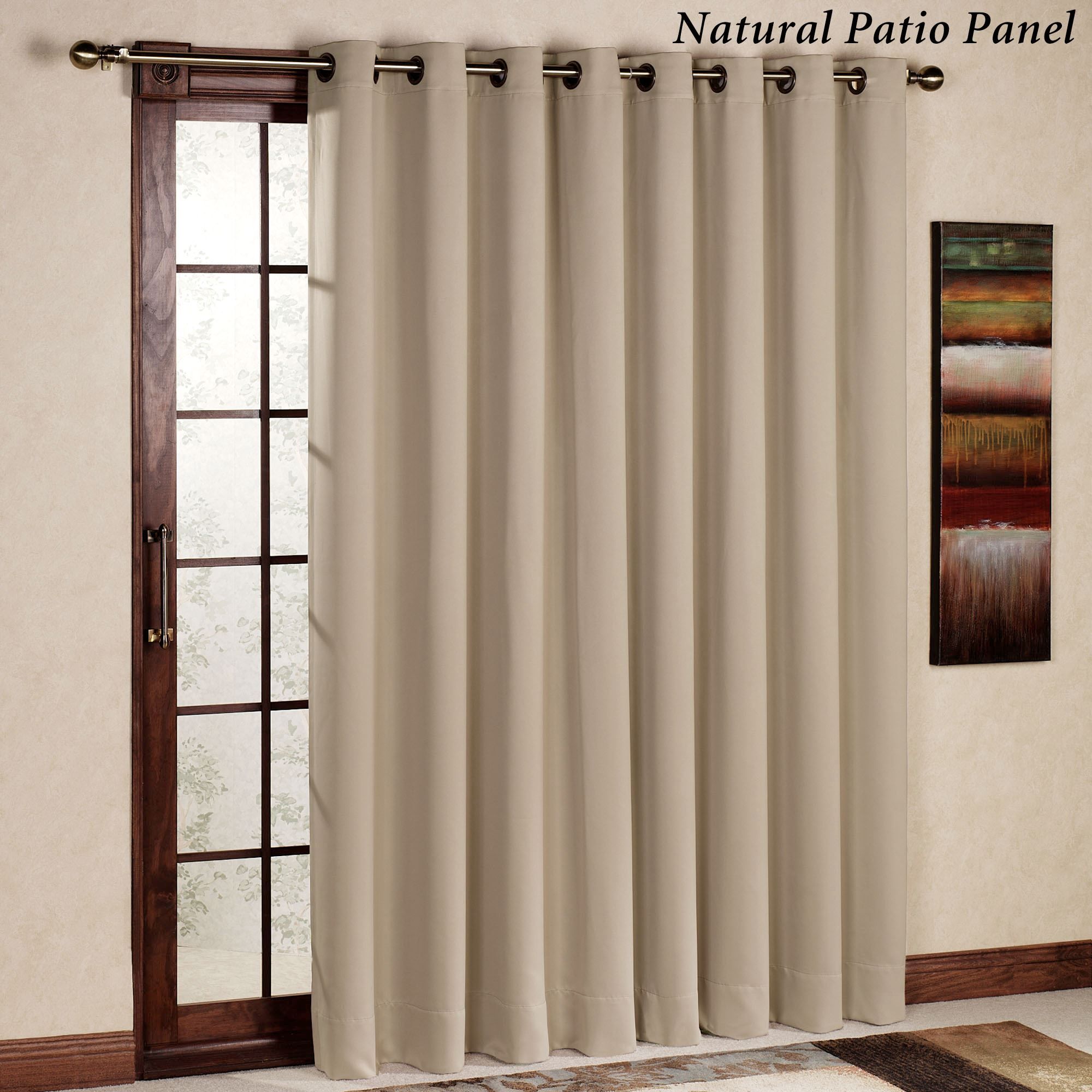 Ultimate Blackout Grommet Curtain Panel In Ultimate Blackout Short Length Grommet Panels (View 9 of 30)