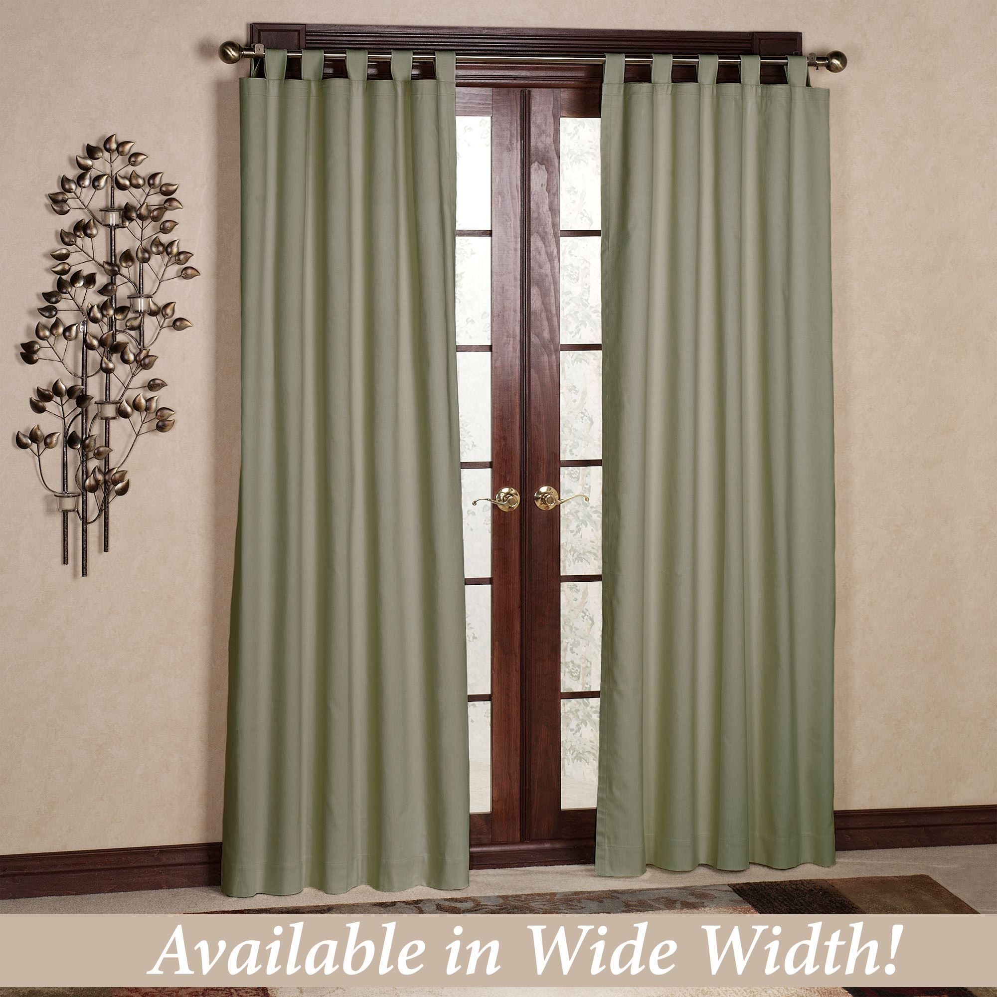 Weathermate Solid Thermalogic(tm) Tab Top Curtains With Tuscan Thermal Backed Blackout Curtain Panel Pairs (Photo 28 of 30)