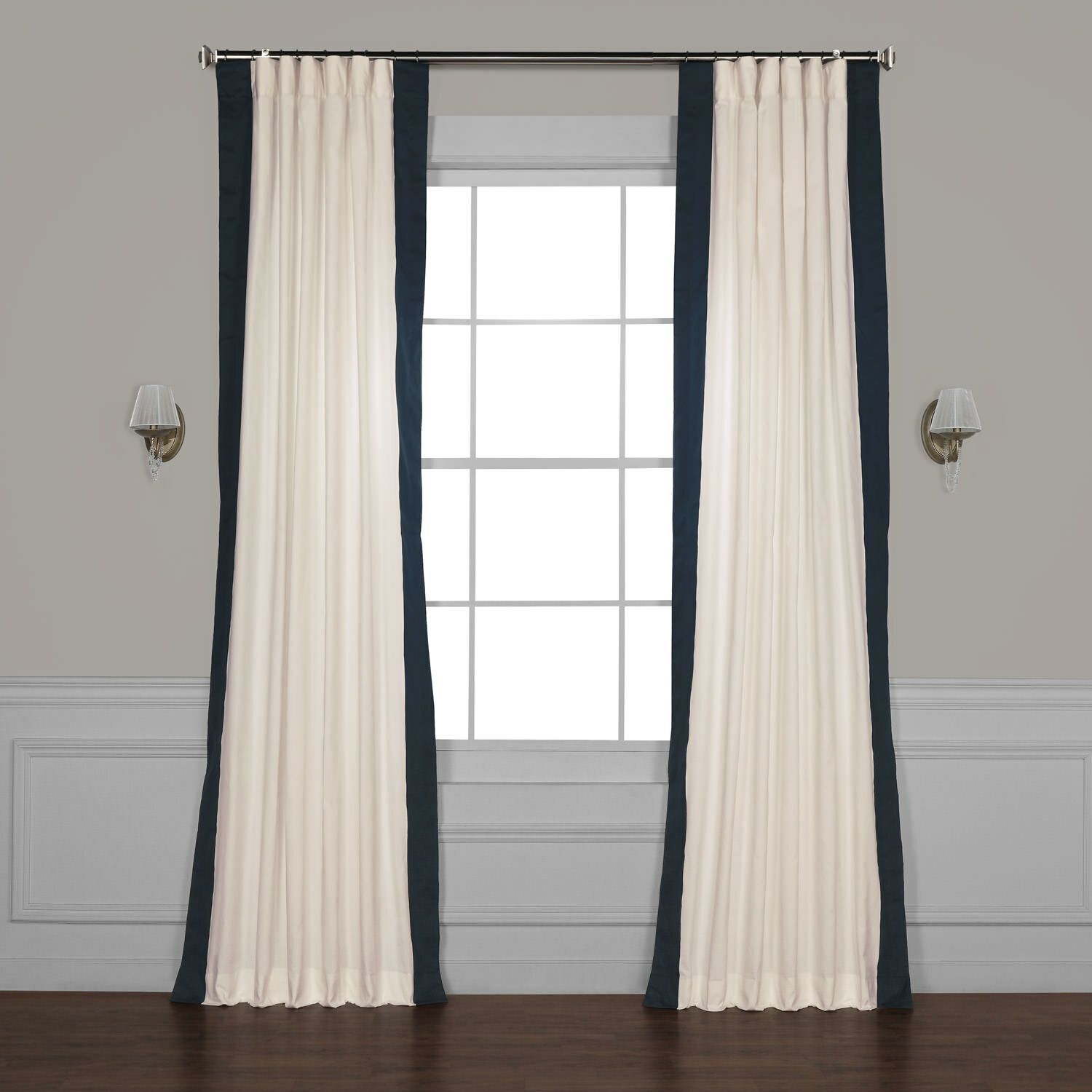 Winsor Semi Sheer Rod Pocket Single Curtain Panel Inside Single Curtain Panels (Photo 11 of 31)