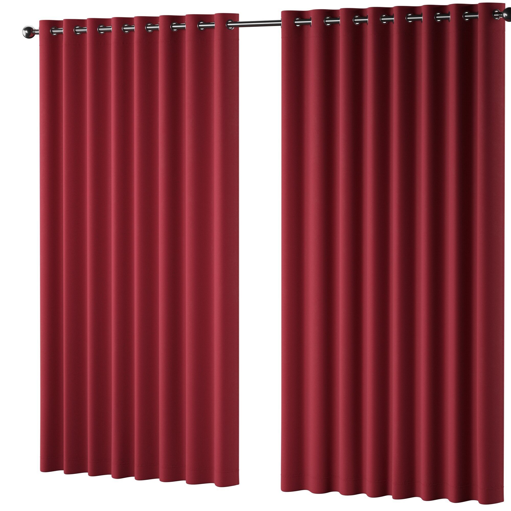 Wintergreen Sateen Solid Blackout Thermal Grommet Single Curtain Panel Regarding Tacoma Double Blackout Grommet Curtain Panels (View 22 of 30)