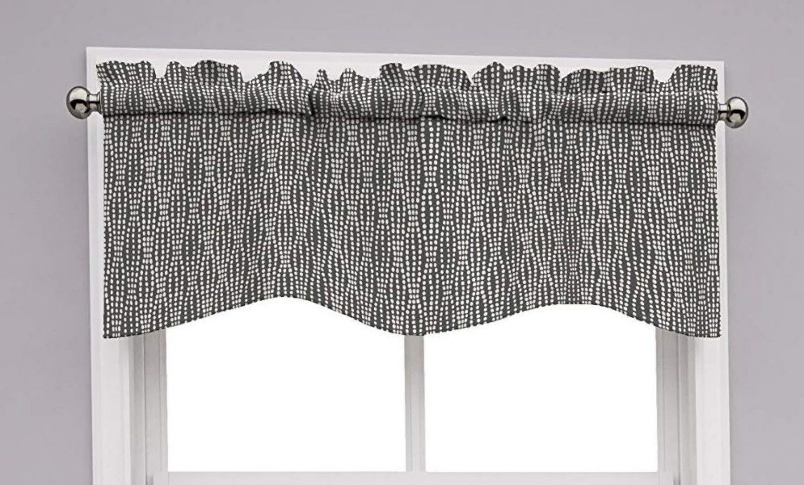 $30 Waverly Strands Wave Window Valance And 50 Similar Items Within Waverly Felicite Curtain Tiers (Photo 18 of 20)