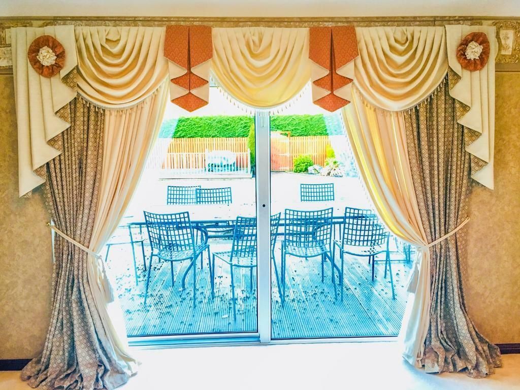 £3,000 Luxury Designer Swags & Tails Curtains – 2 Full Sets | In Giffnock,  Glasgow | Gumtree In Glasgow Curtain Tier Sets (Photo 9 of 20)