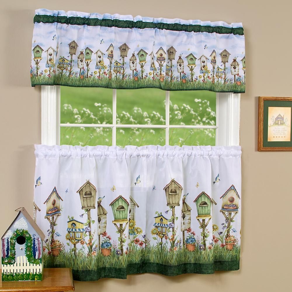 58 X 24 Achim Home Furnishings Lemon Drop Tier And Valance Intended For Lemon Drop Tier And Valance Window Curtain Sets (View 5 of 20)