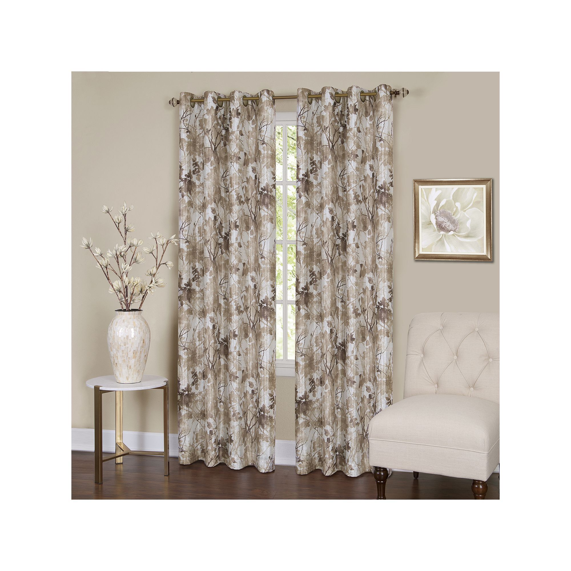 Achim Tranquil Blackout Window Curtain | Products With Regard To Tranquility Curtain Tier Pairs (View 13 of 20)