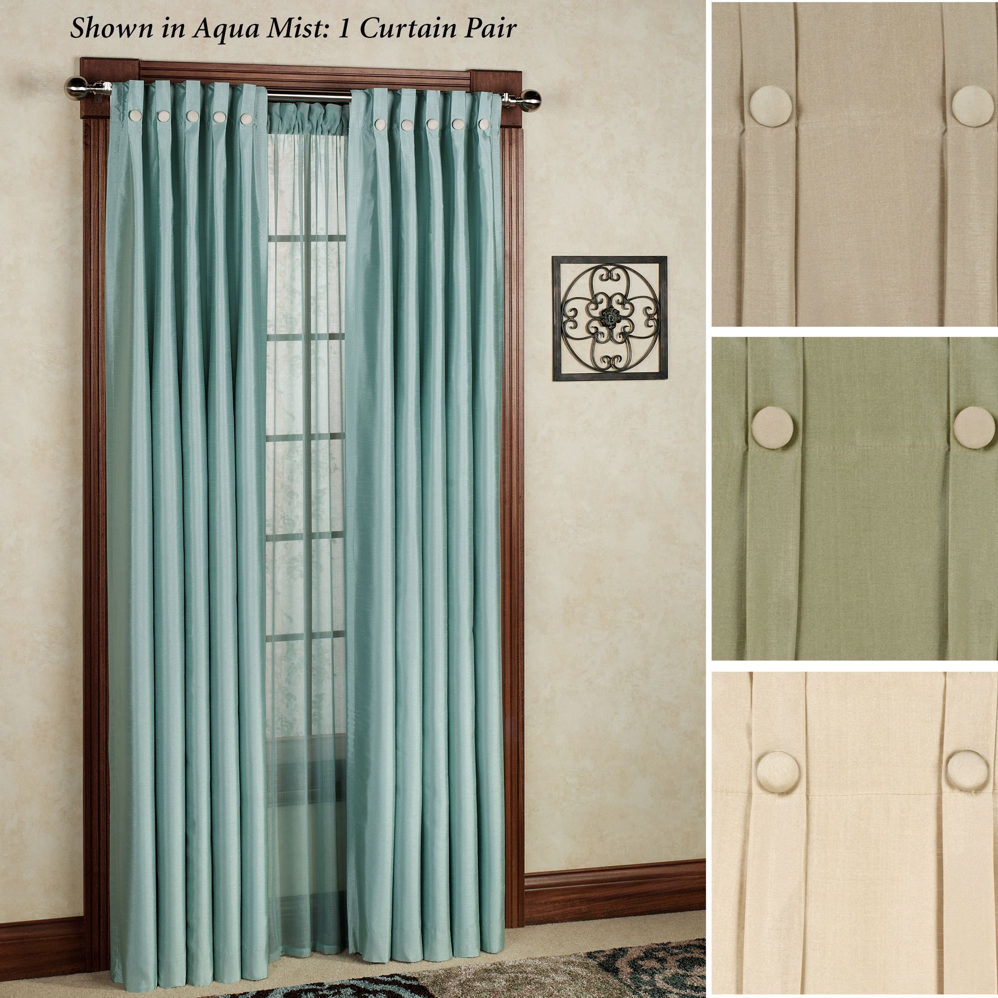 Artisan Box Pleated Curtains Inside Pleated Curtain Tiers (Photo 14 of 20)