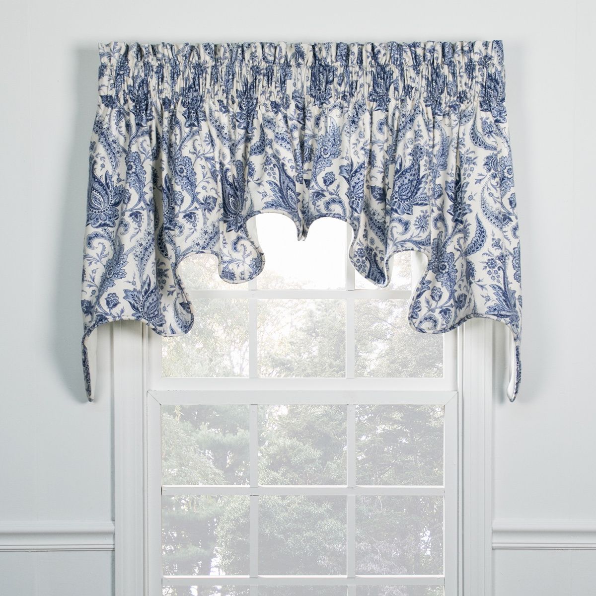 Artissimo Is A Jacobean Floral Pattern. These Lined Two With Floral Pattern Window Valances (Photo 14 of 20)