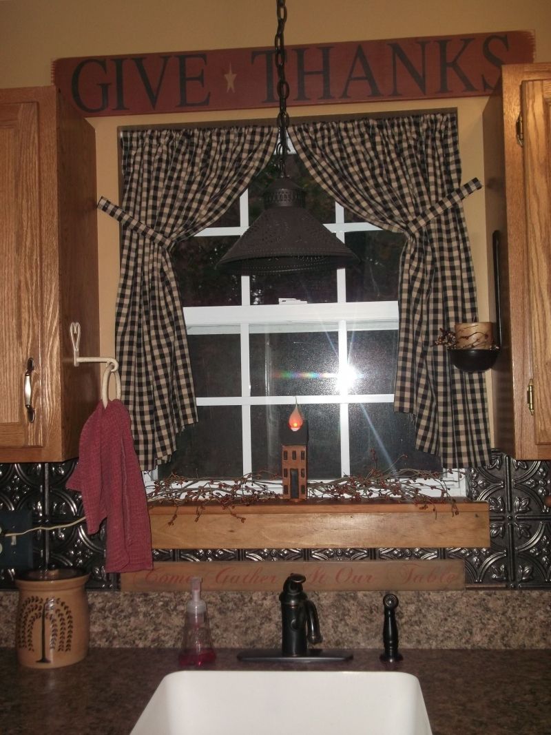 Beautiful Primitive Kitchen Curtains With Primitive Kitchen Curtains (View 13 of 20)
