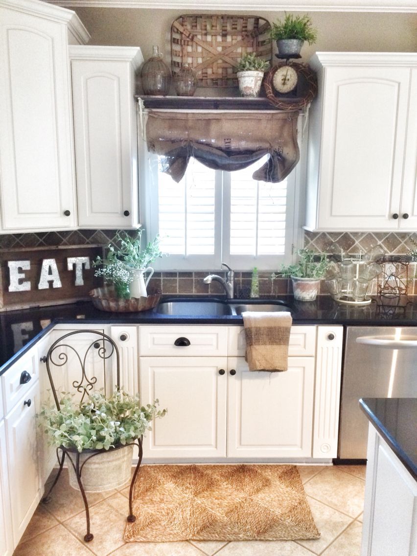 Burlap Sack Curtains More In 2019 | Farmhouse Style Kitchen In Rustic Kitchen Curtains (View 10 of 20)