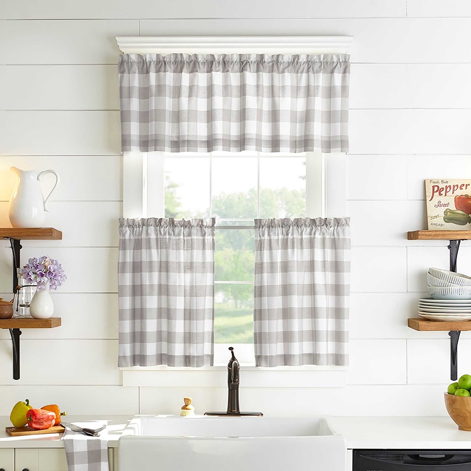 Buy The Gray Barn Curtain Tiers Online At Overstock | Our Regarding Flinders Forge 30 Inch Tiers In Garnet (View 15 of 20)