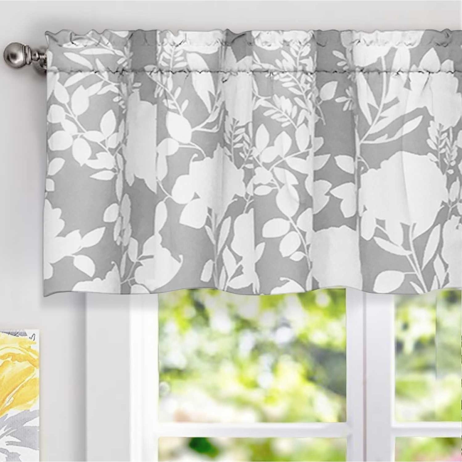 Details About Driftaway Floral Delight Botanic Pattern Window Valance – 52 Pertaining To Floral Pattern Window Valances (Photo 3 of 20)