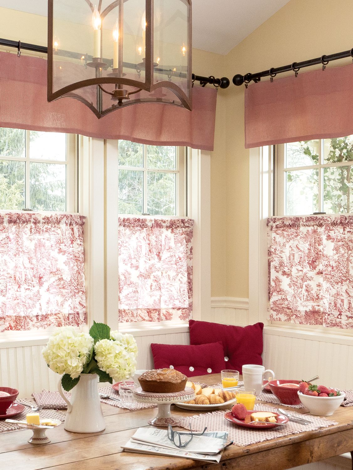 Essex Toile Rod Pocket Window Curtain Tiers – Pair Intended For Rod Pocket Kitchen Tiers (View 20 of 20)