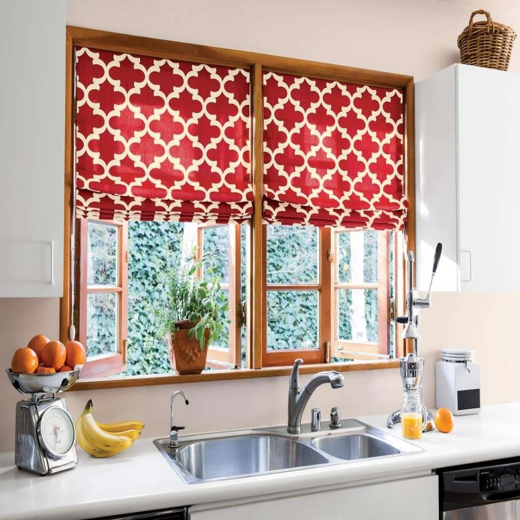 Fascinating Best Kitchen Curtains Decorating Red Curtain Within Red Rustic Kitchen Curtains (Photo 8 of 20)