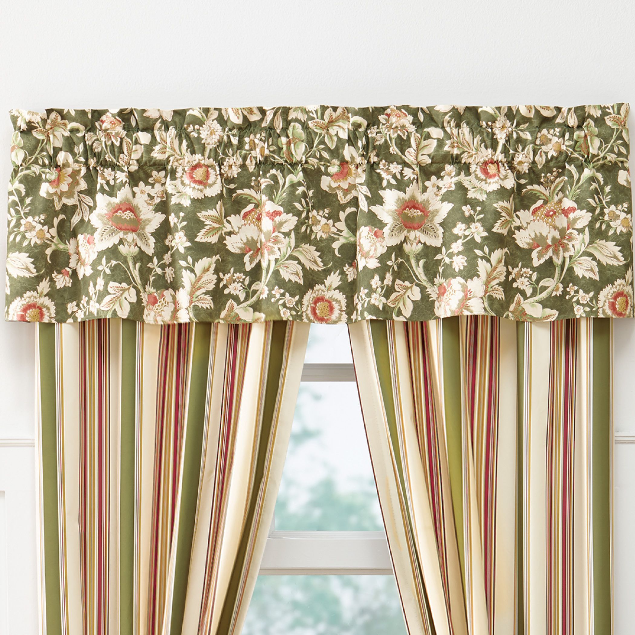 Floral Concord Window Valance Intended For Floral Pattern Window Valances (View 8 of 20)