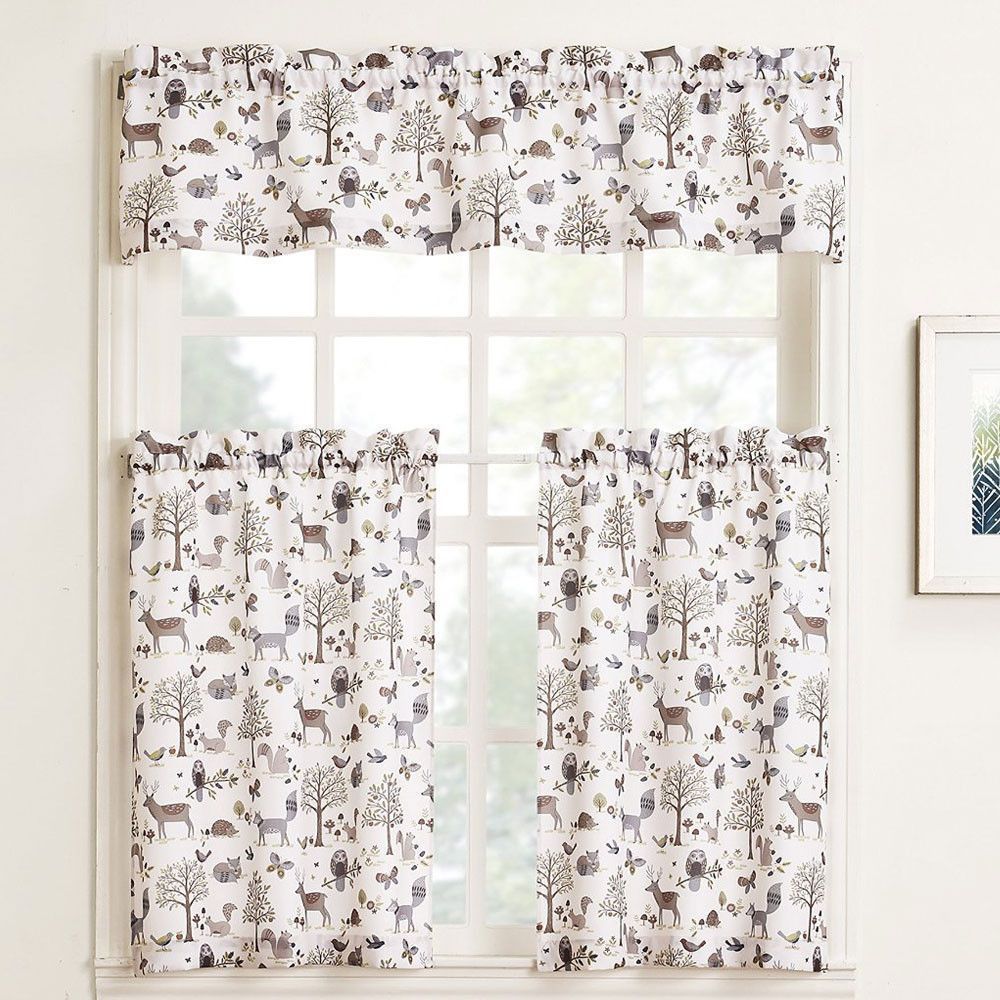 Featured Photo of 2024 Latest Forest Valance and Tier Pair Curtains