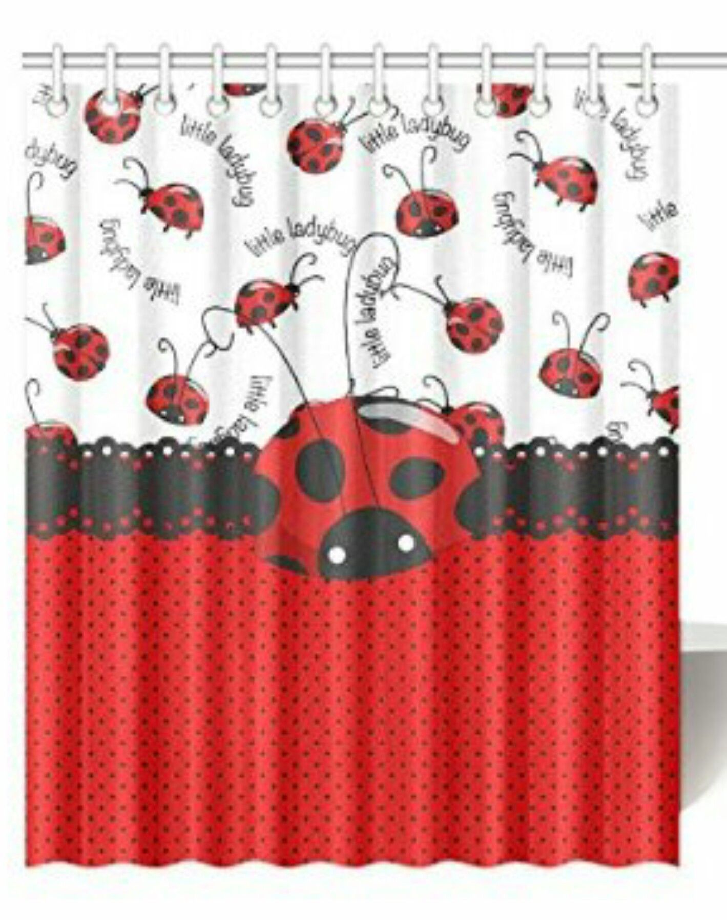 Ladybug Crossing | Lady Bugs | Ladybug Room, Ladybug For Embroidered Ladybugs Window Curtain Pieces (View 18 of 20)