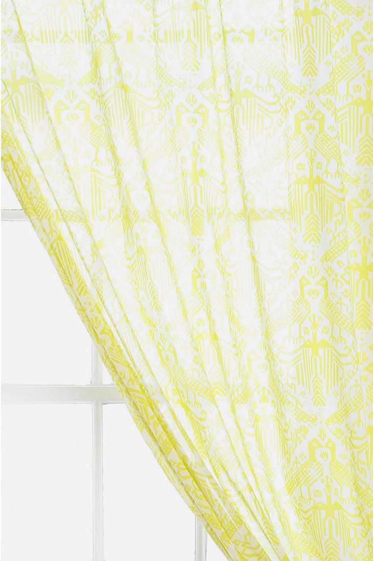 Magical Thinking Aviary Curtain | Urban Outfitters February Throughout Aviary Window Curtains (View 20 of 20)
