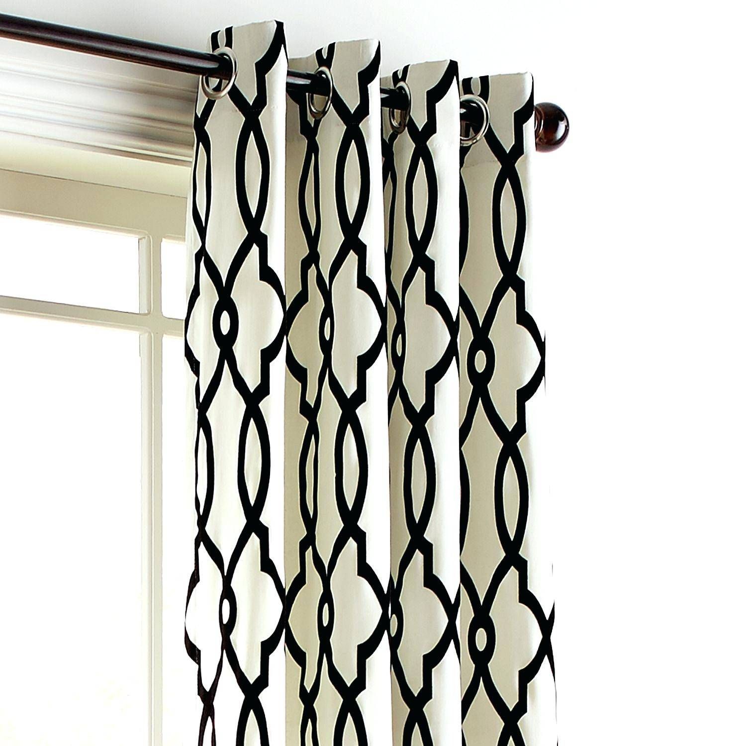 Outstanding Burgundy Patterned Curtains Splendid Modern Throughout Trellis Pattern Window Valances (Photo 20 of 20)