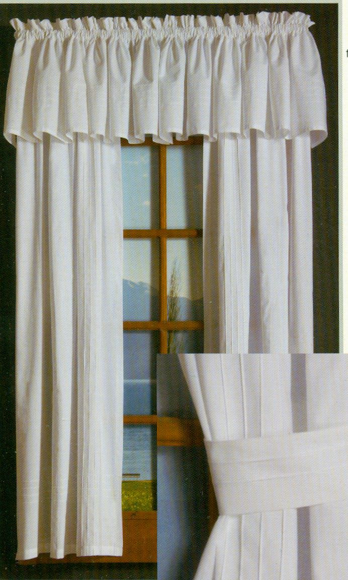Pintuck Rod Pocket Curtains Throughout Pintuck Kitchen Window Tiers (View 16 of 20)