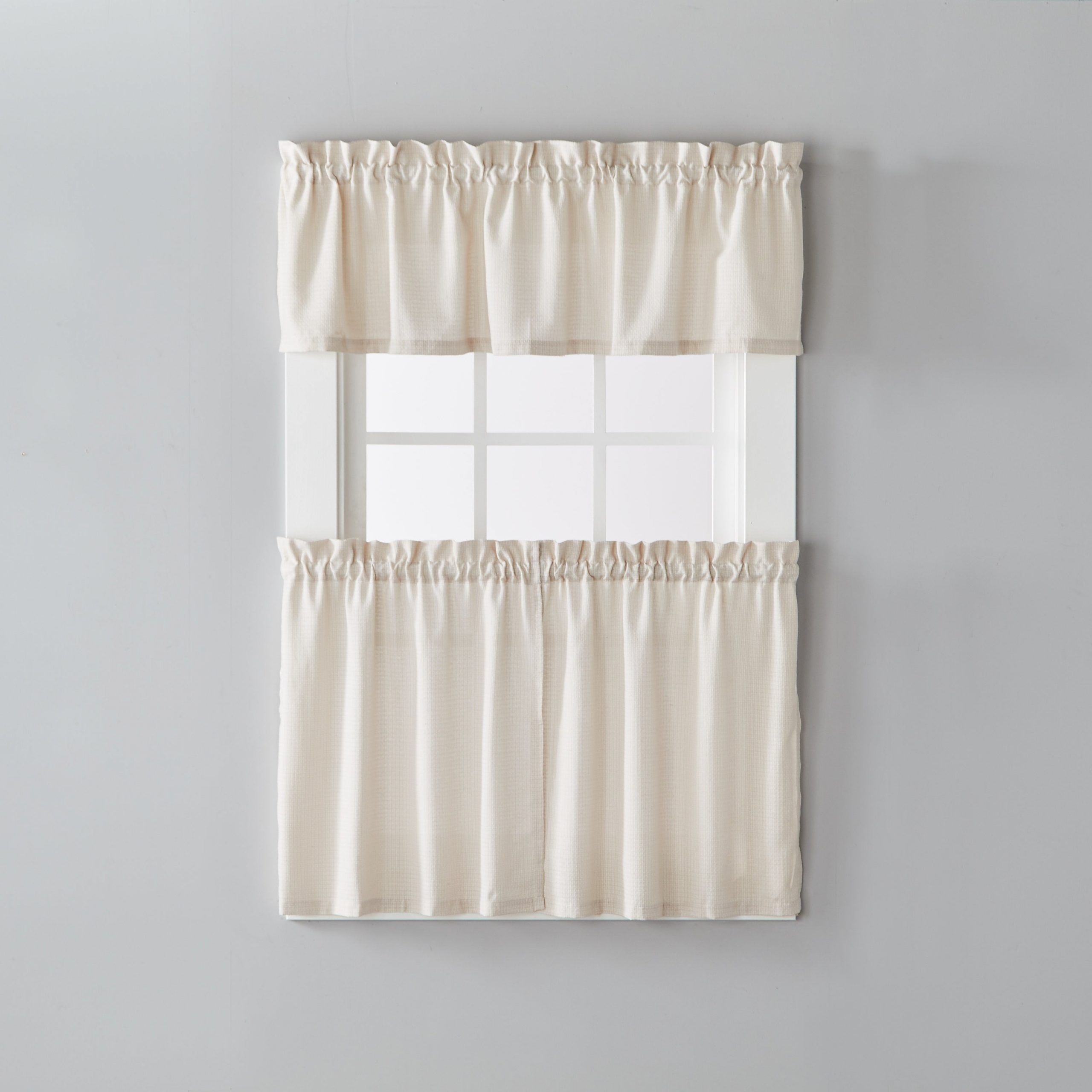 Porch & Den Lorentz Linen 24 Inch Tier Pair Throughout Oakwood Linen Style Decorative Window Curtain Tier Sets (Photo 14 of 20)