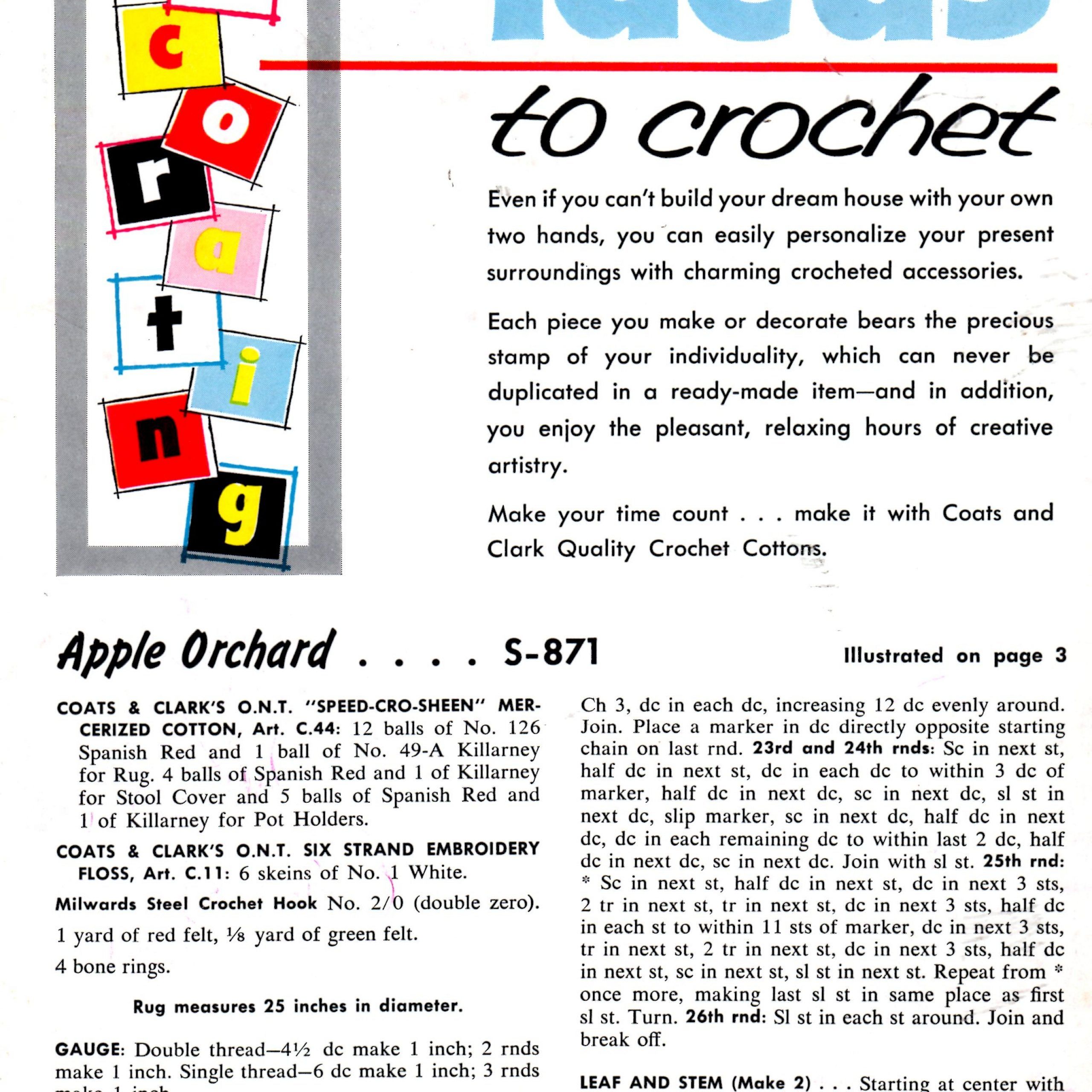 Pot Holder Archives – Vintage Crafts And More Pertaining To Apple Orchard Printed Kitchen Tier Sets (View 17 of 20)