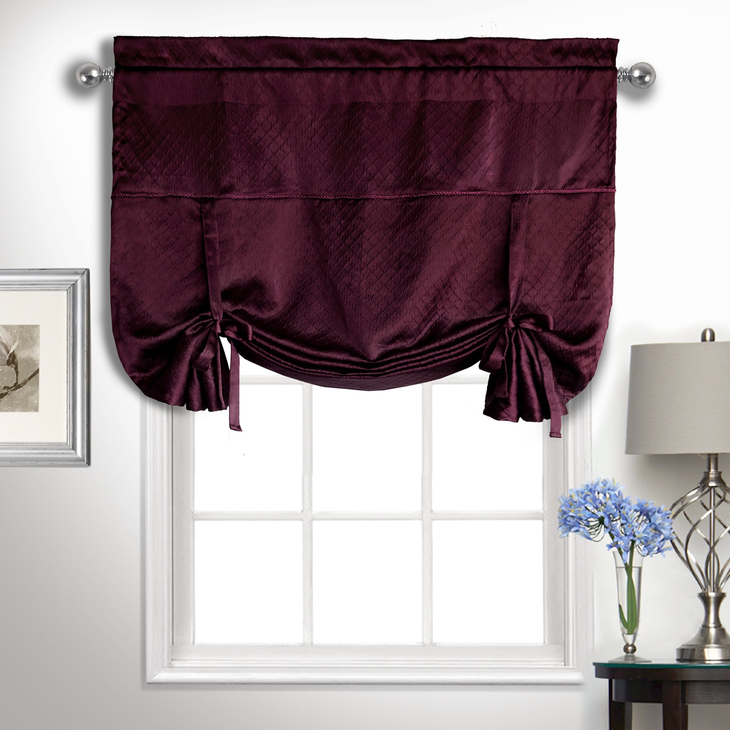Solana Topper Curtain Valance Within Tailored Toppers With Valances (View 5 of 20)