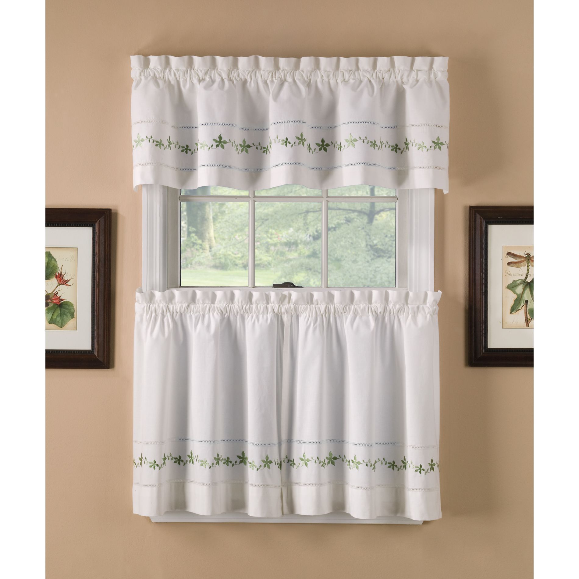 Stunning Priscilla Curtains Sears Double Wide Valances With Elegant White Priscilla Lace Kitchen Curtain Pieces (View 19 of 20)