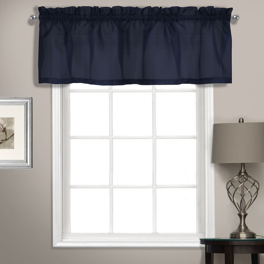 United Curtain Co. Summit Sheer Voile Straight Window Intended For Hudson Pintuck Window Curtain Valances (Photo 6 of 20)
