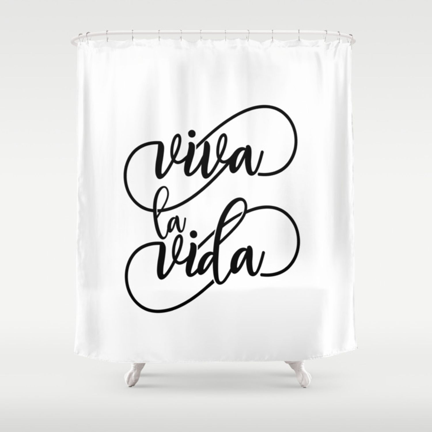Viva La Vida Shower Curtain Regarding La Vida Window Curtains (View 6 of 20)