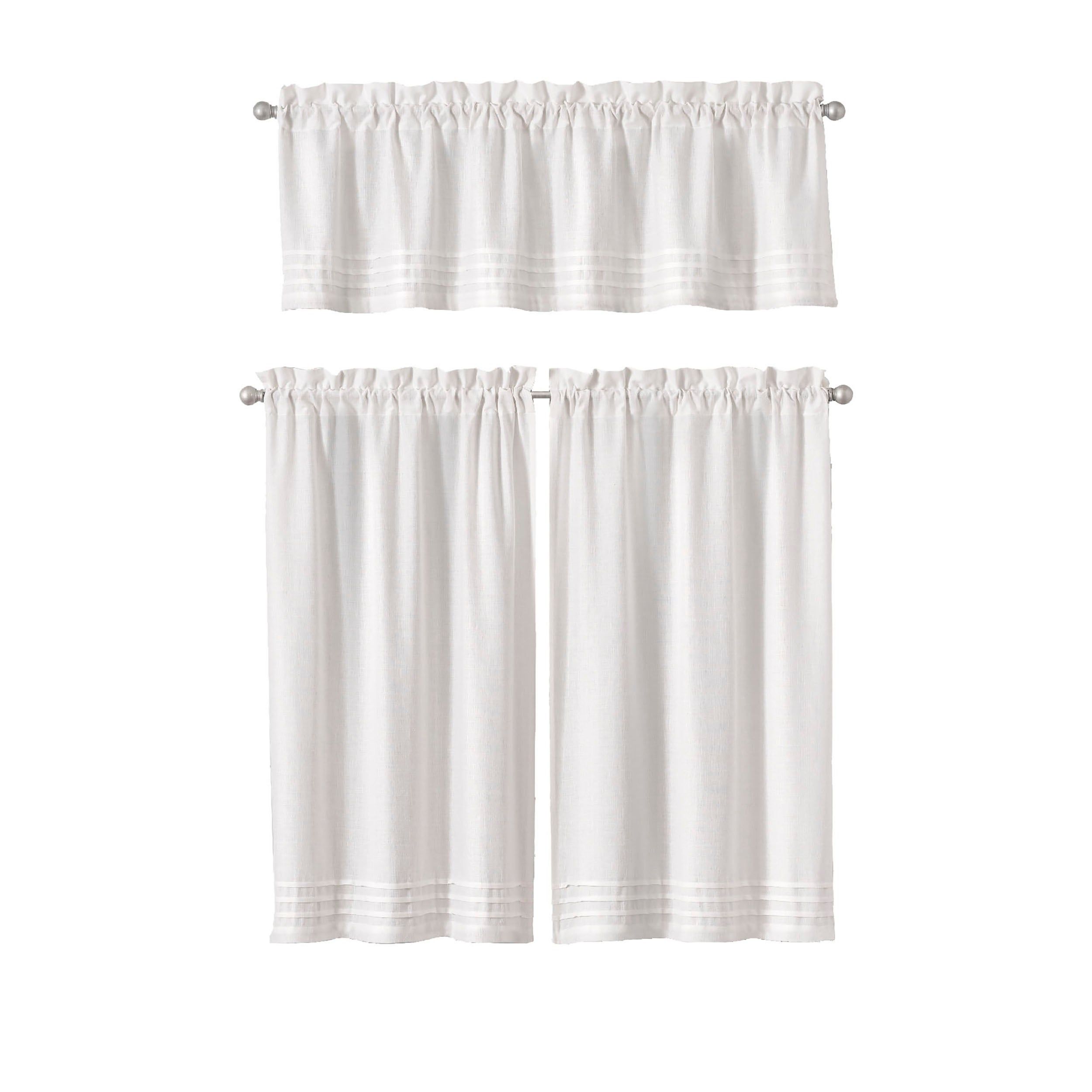 Vue Window Solutions Kingsbury Pleated Tier Pair Pertaining To Pleated Curtain Tiers (View 4 of 20)