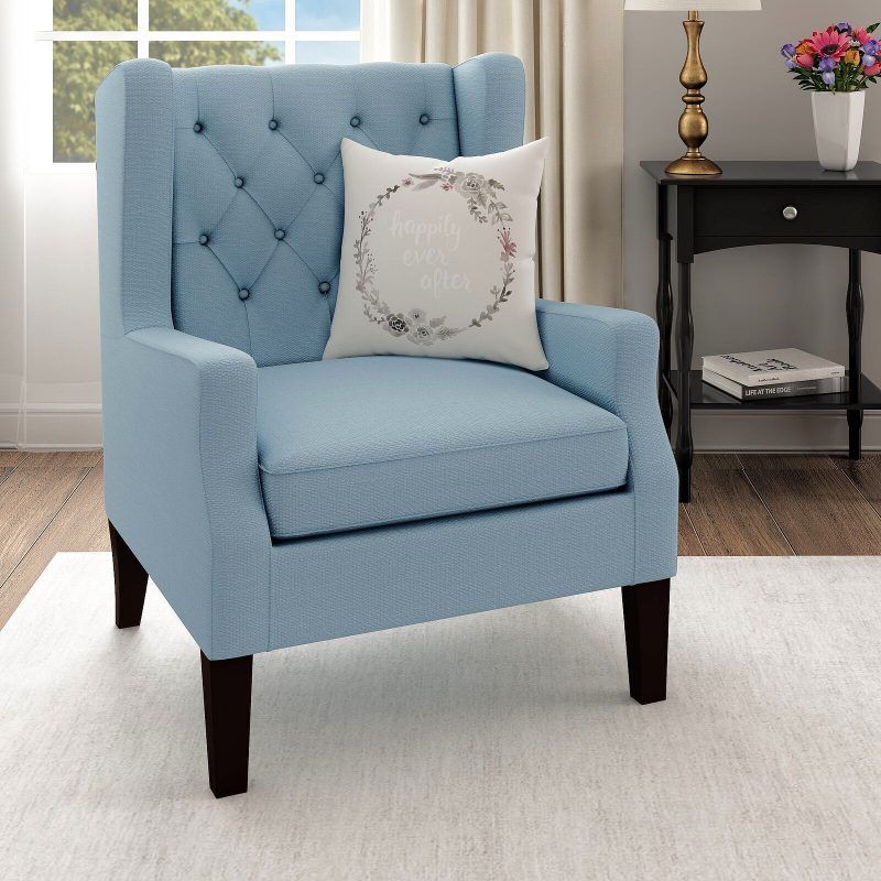 27 Best Wingback Accent Chair Ideas | Décor Outline For Allis Tufted Polyester Blend Wingback Chairs (View 6 of 20)