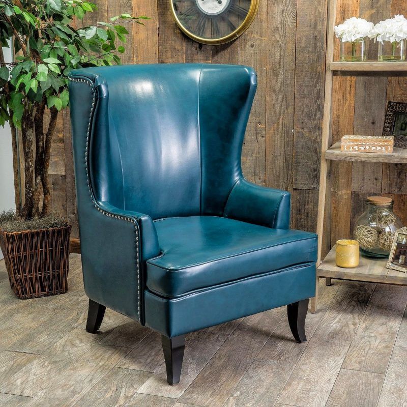 27 Best Wingback Accent Chair Ideas | Décor Outline Throughout Allis Tufted Polyester Blend Wingback Chairs (Photo 19 of 20)