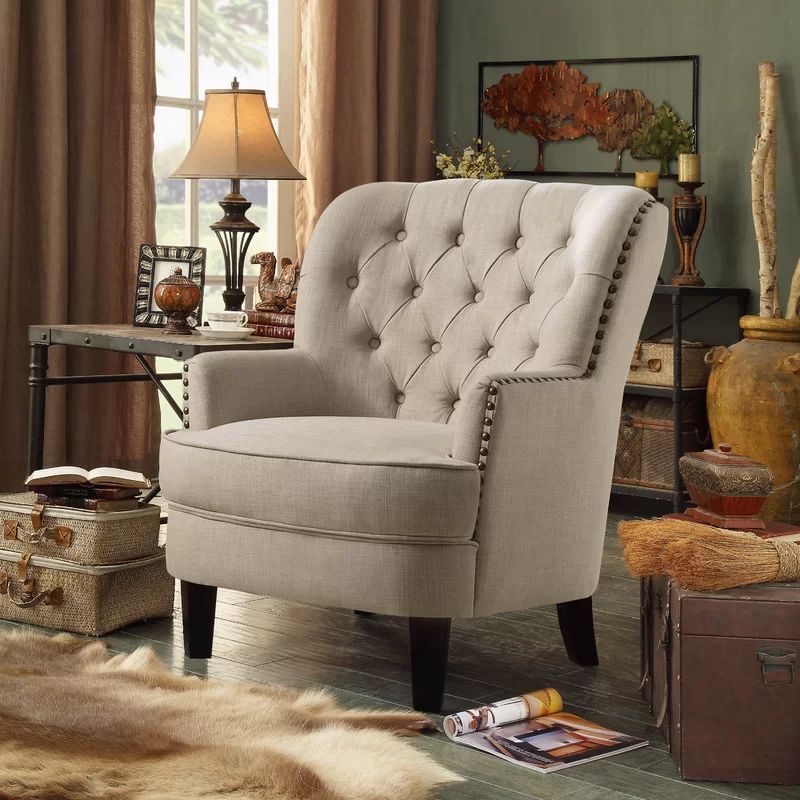 Accent Chairs – Vozeli For Lenaghan Wingback Chairs (View 15 of 20)