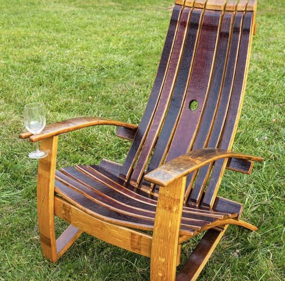 Adirondack Chair, Tables, Wine Barrel Chair, Wine Barrel Furniture , Rustic  Chair, Patio Chair, Outdoor Furniture, Barrel Chair Intended For Lau Barrel Chairs (Photo 7 of 20)