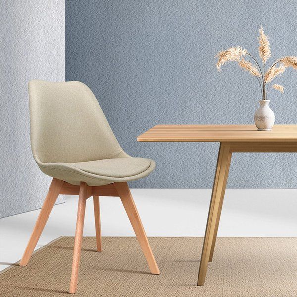 Aime Dining Chair (set Of 2) In Aime Upholstered Parsons Chairs In Beige (View 14 of 20)