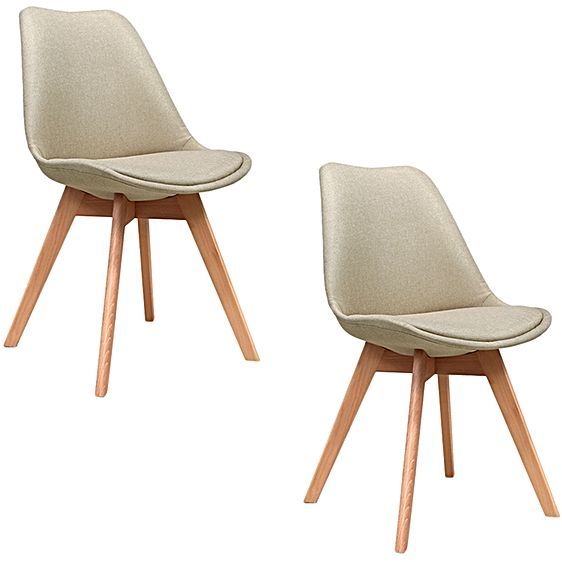 Aime Dining Chair (set Of 2) In Aime Upholstered Parsons Chairs In Beige (View 9 of 20)
