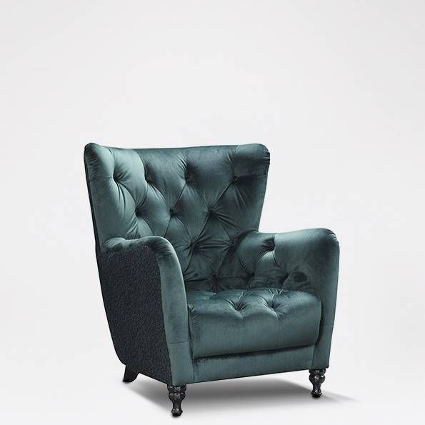 Alexander & James Hansel Armchair In Leather With James Armchairs (Photo 1 of 20)