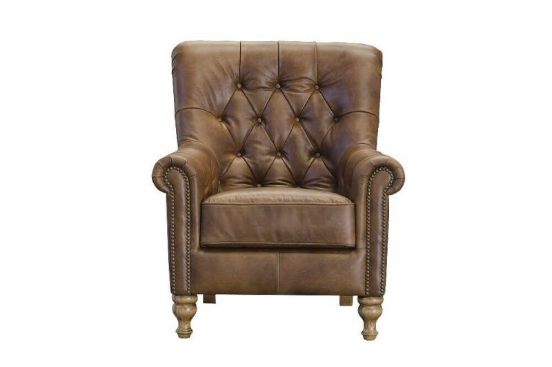 Alexander & James – Sofia Leather Armchair For James Armchairs (View 4 of 20)