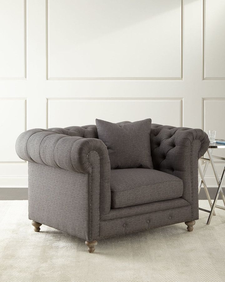 Alice Tufted Chair Within Allis Tufted Polyester Blend Wingback Chairs (View 14 of 20)